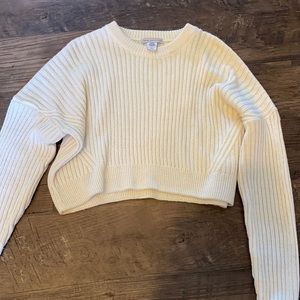 Urban Outfitters Cream White crop Sweater